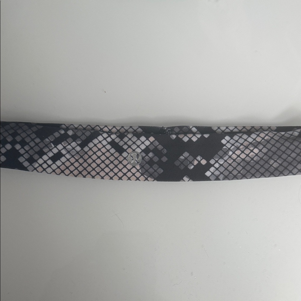 Lululemon Snakeskin Patterned Headband